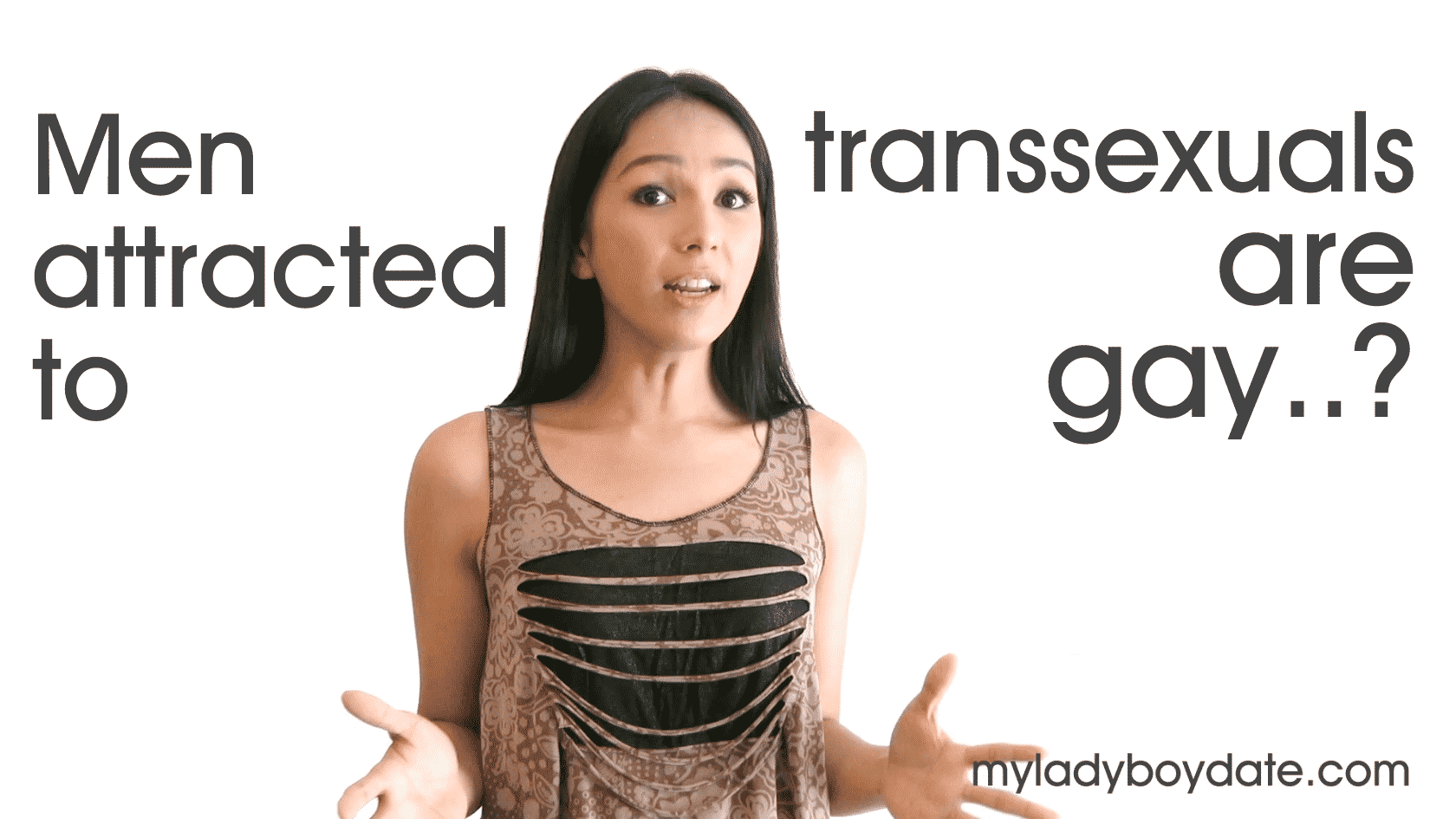 Are men who are attracted to trans women, gay? image